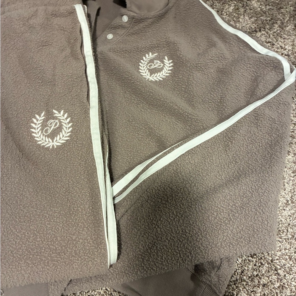 Victorias Secret Fleece Set with Embroidered Logo